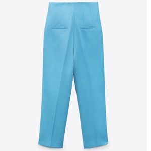 ZARA high waisted pants - blue REF #:3044-588